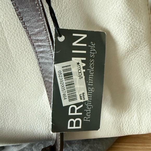 Brahmin Anywhere Tote Baltik Blue Lady Vineyard Leather + Croc Look Tote - Picture 7 of 8